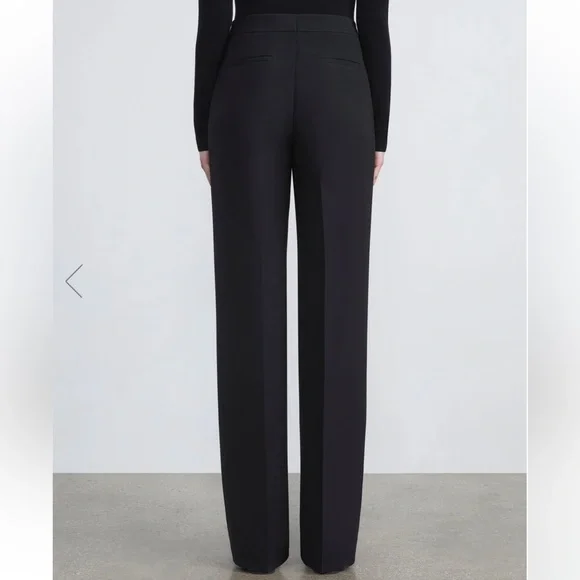 Lafayette 148 New York PLUS-SIZE WOOL-SILK CREPE GATES PANT size 18 - Picture 2 of 12